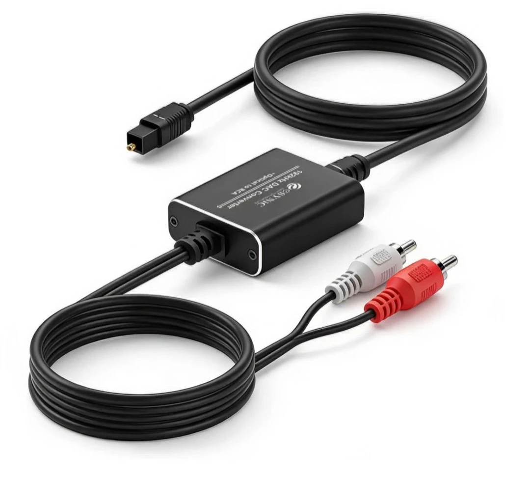 esynic 192kHz DAC Converter Optical to RCA