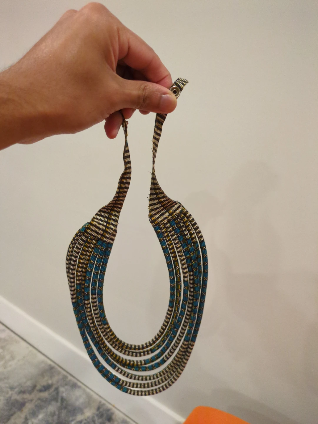 Set of 2 Fabric Statement Necklaces - photo 2