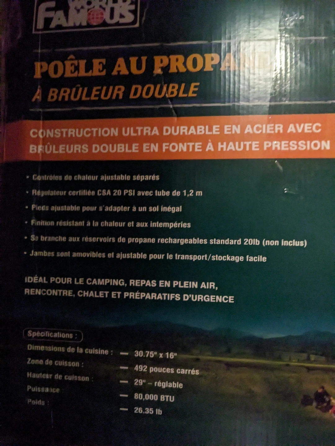 Outdoor propane stove - photo 2