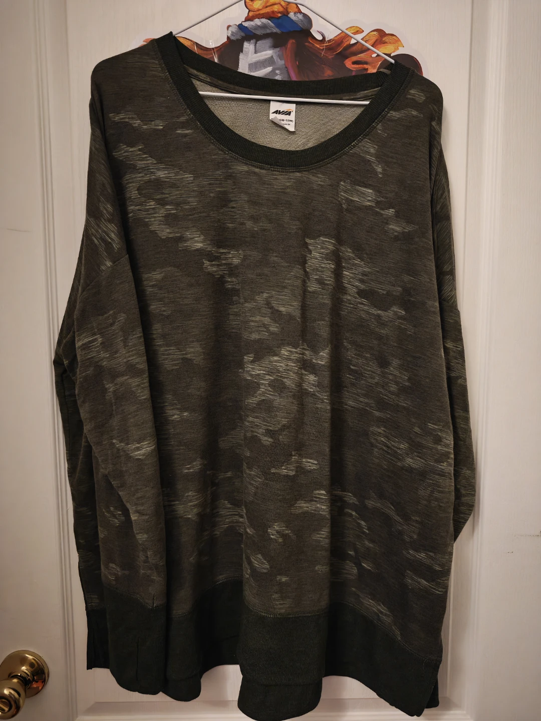 Avia Camo Long Sleeve Sweatshirt