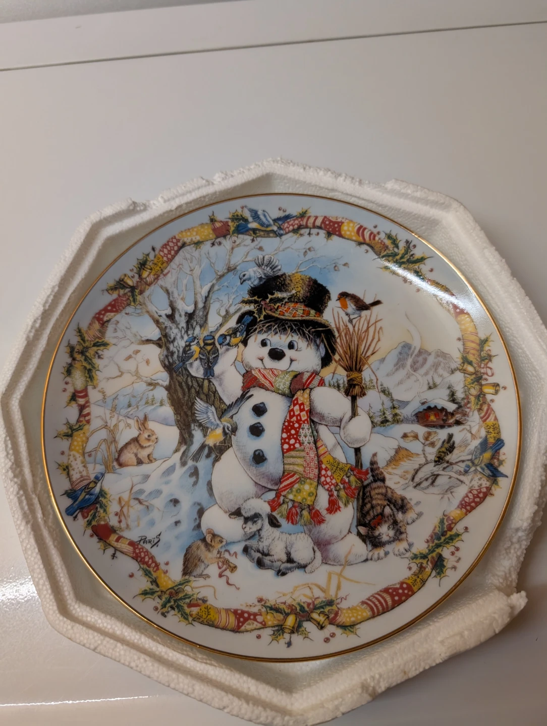 Franklin Mint Frosty the Snowman Collector Plate