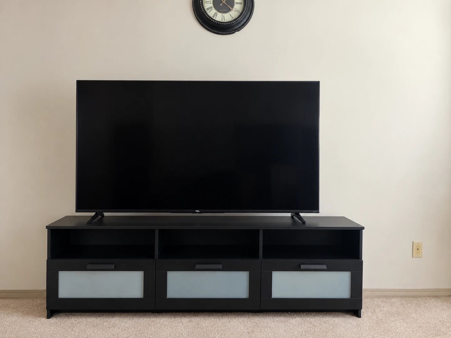 TCL  65S470G-CA 4K UHD Smart Google TV with IKEA TV stand