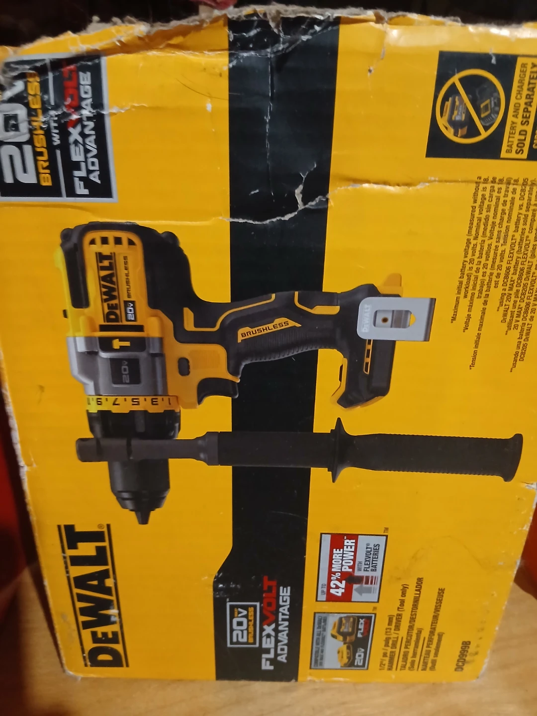 DEWALT 20V MAX Brushless Flexvolt Advantage Hammer Drill - photo 2