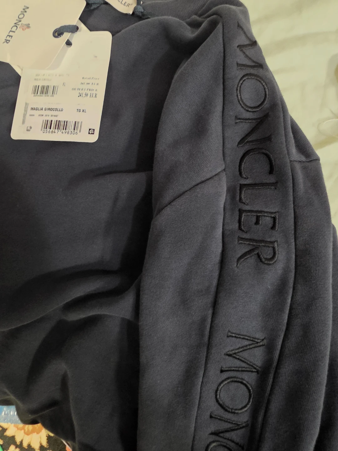 Moncler authentic navy blue sweater