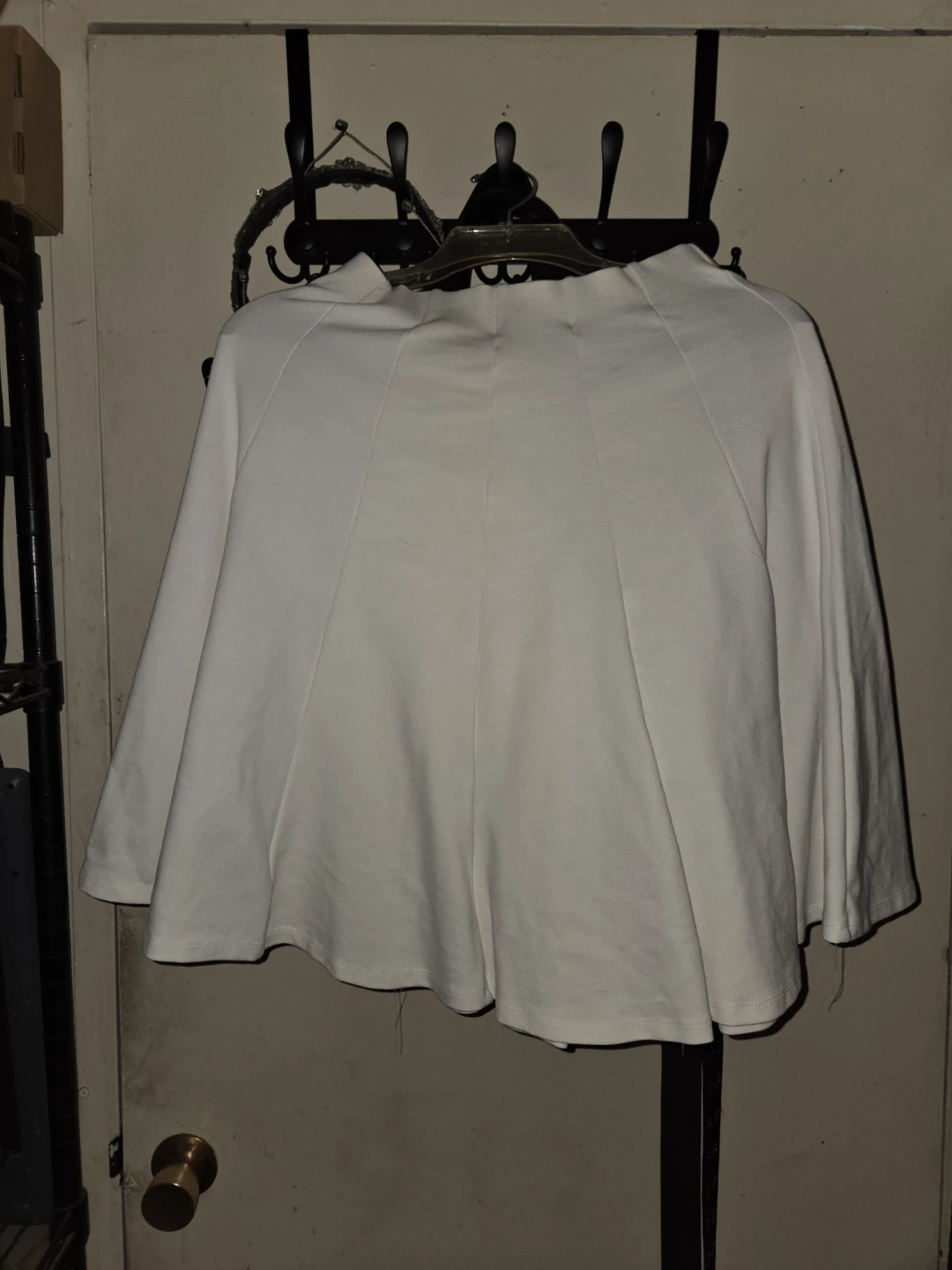 Three Dots Lower-Pleated Tennis Skirt in a Ladies Plus S