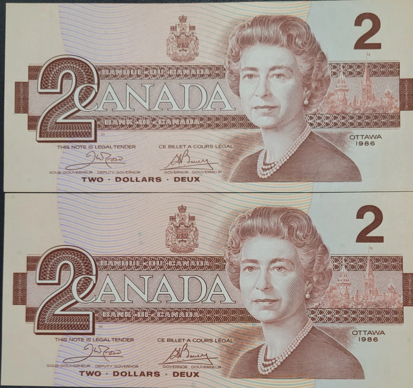 Sequential Uncirculated $2 Canadian Banknotes - photo 4