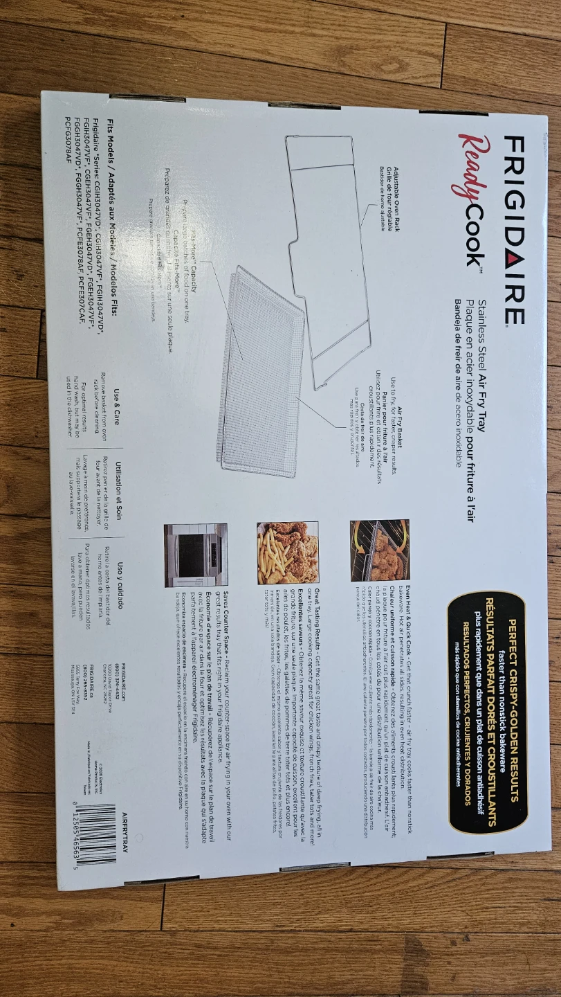 Frigidaire ReadyCook Stainless Steel Air Fry Tray - photo 2