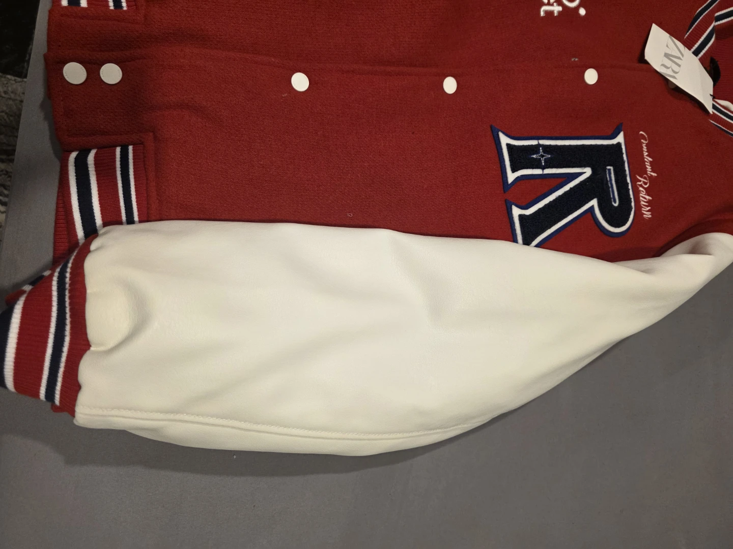 Zara men's XL varsity jacket - photo 3