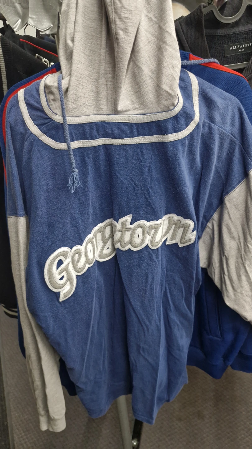 Vintage Georgetown Hoyas Long Sleeve Hoodie - photo 2