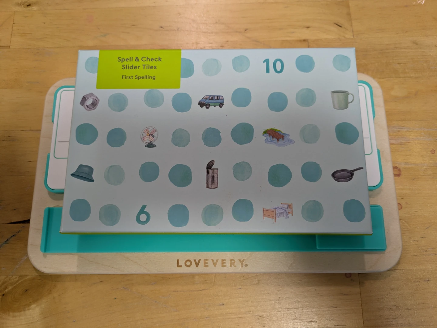 Lovevery Spell & Check Slider Tiles