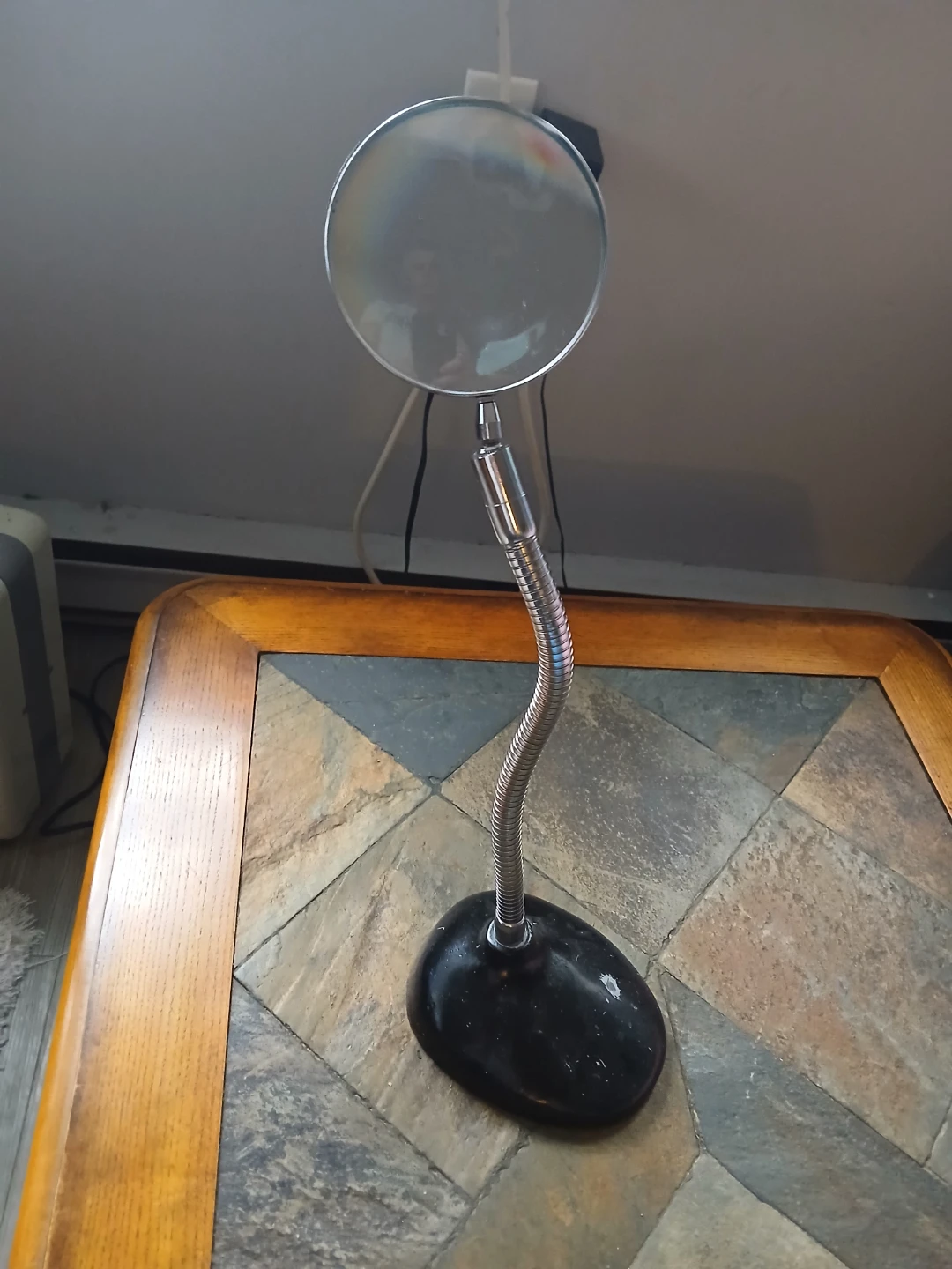 Flexible Gooseneck Desktop Magnifying Mirror - photo 2
