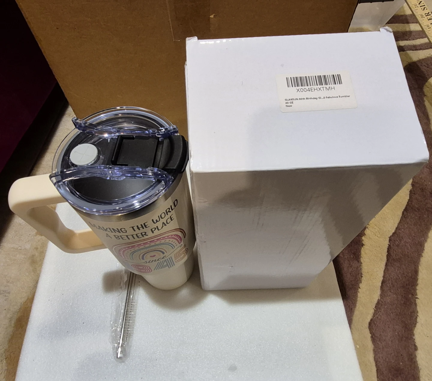 Glakeun 80th Birthday Tumbler 40 oz (Skokie) - photo 3