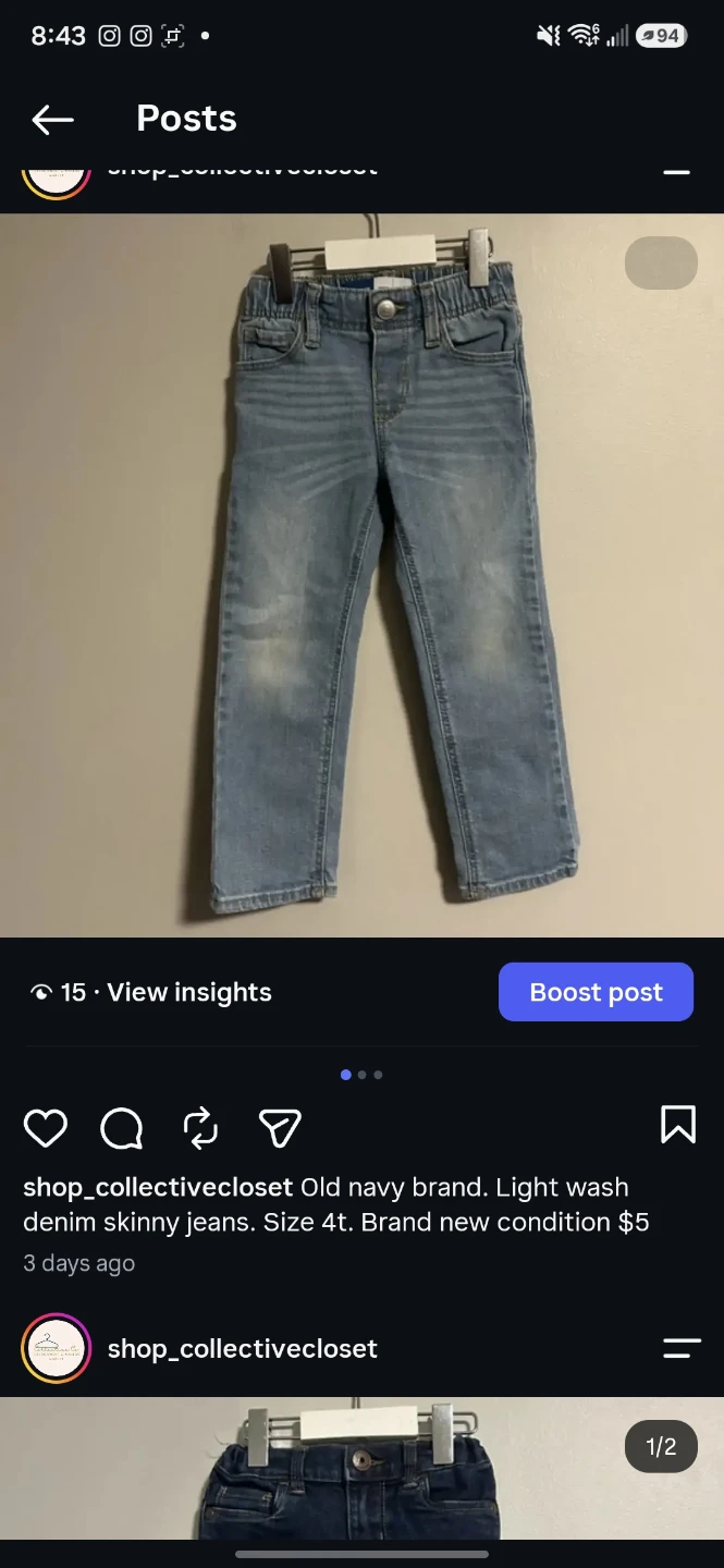 Assorted Children's Denim Jeans