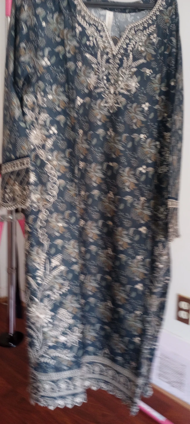 Ready to wear Bin Saeed 3-Piece Embroidered Salwar Kameez - photo 3