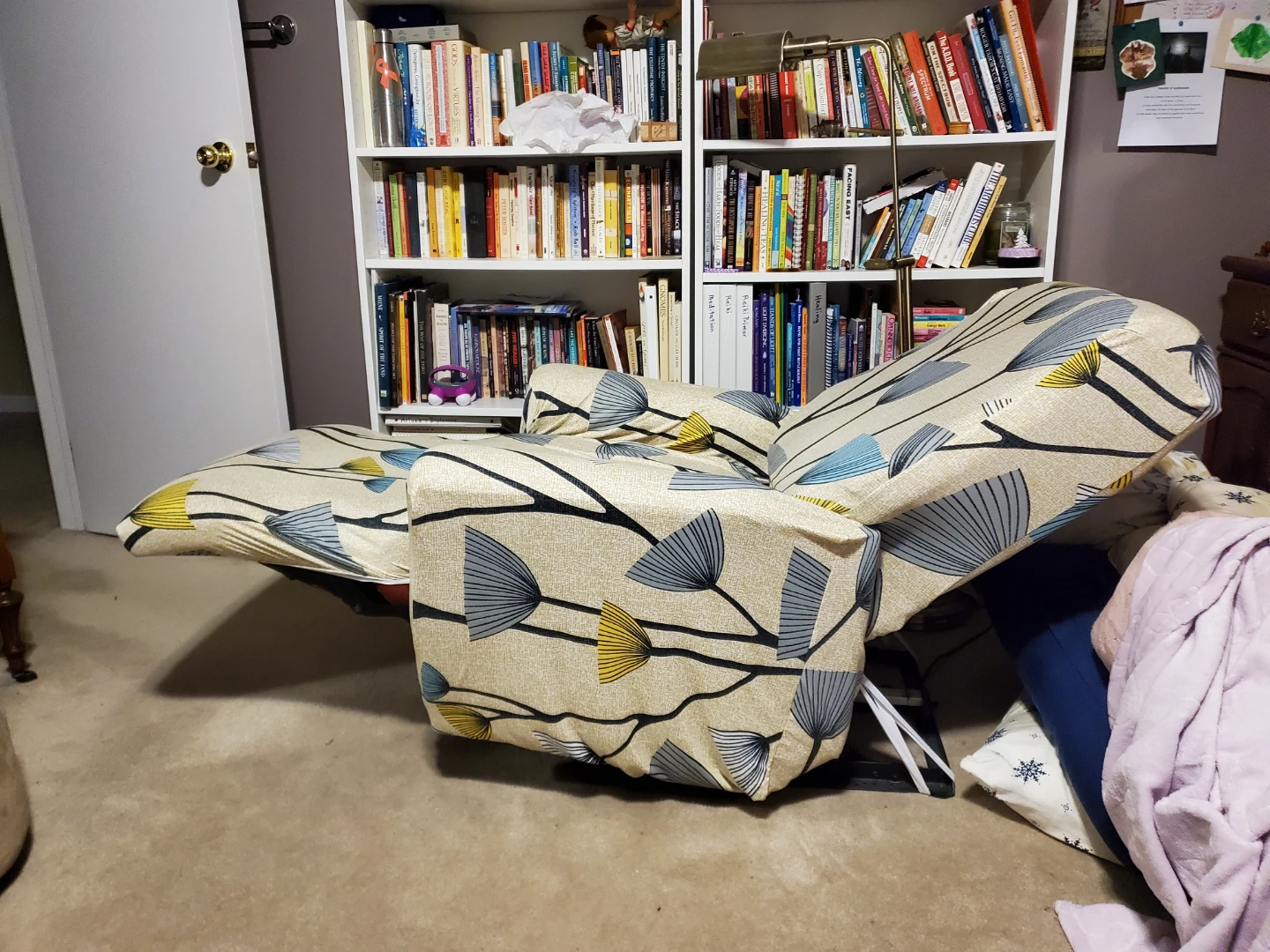 Floral Print electric Recliner Chair