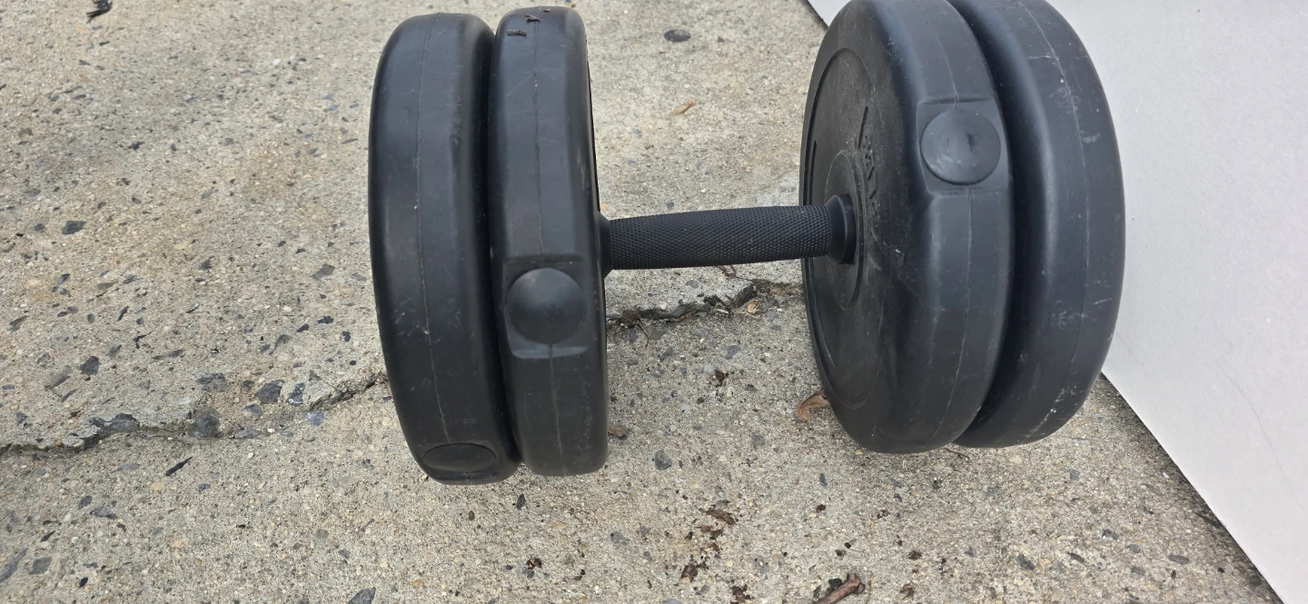Adjustable Black Dumbbell - photo 2