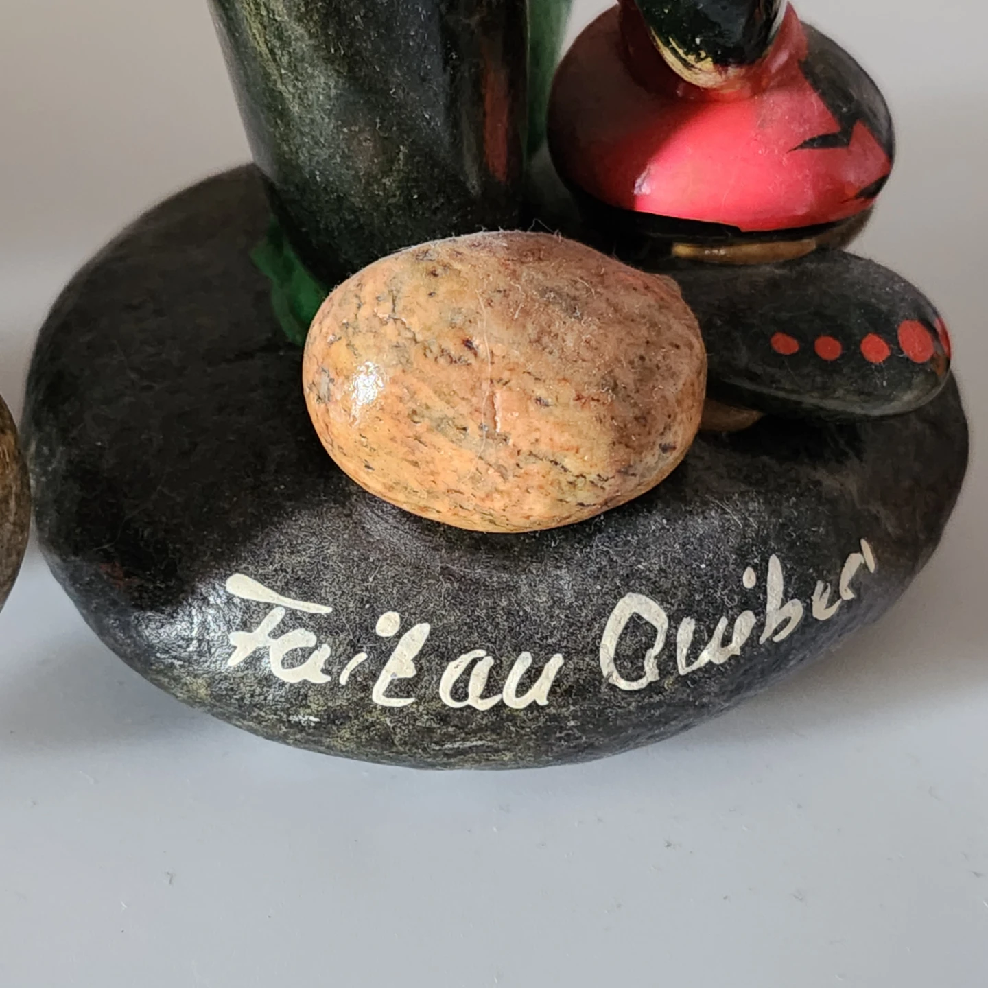 Hand-Painted Quebec Rock Art Figurines - photo 3