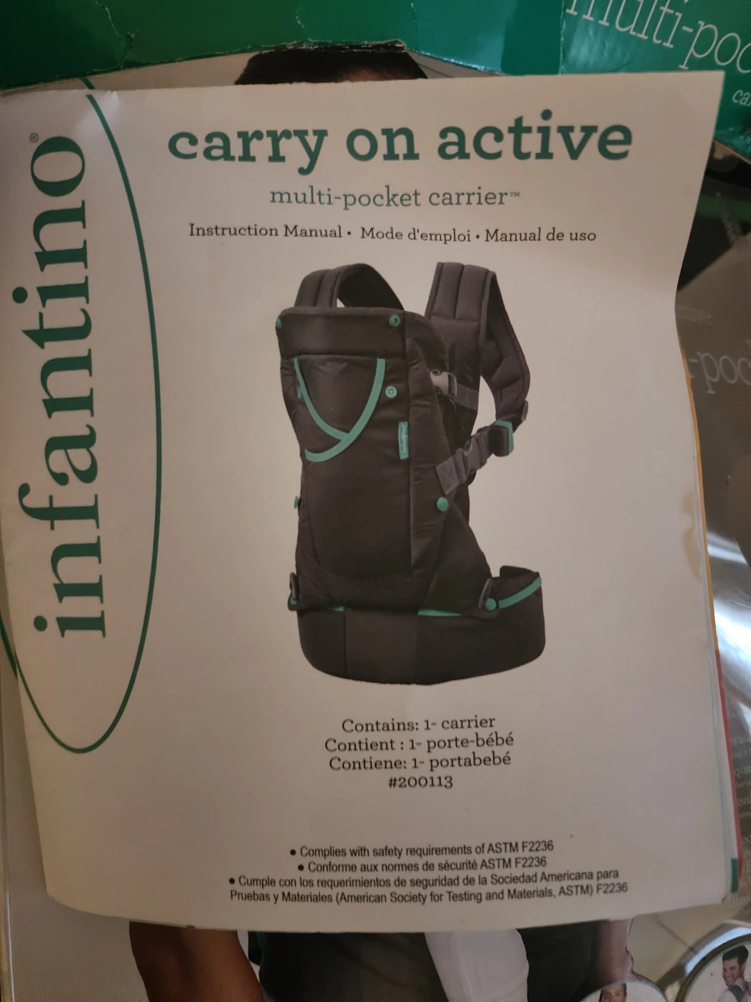 Infantino Carry On Active Multi-Pocket Carrier - photo 2