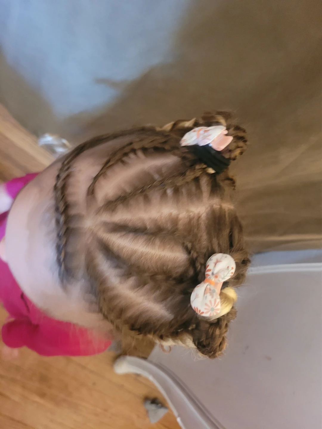 Little girl braided hair style