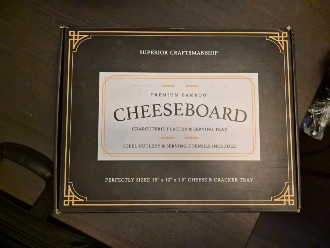 Smirly Premium Bamboo Cheeseboard Set