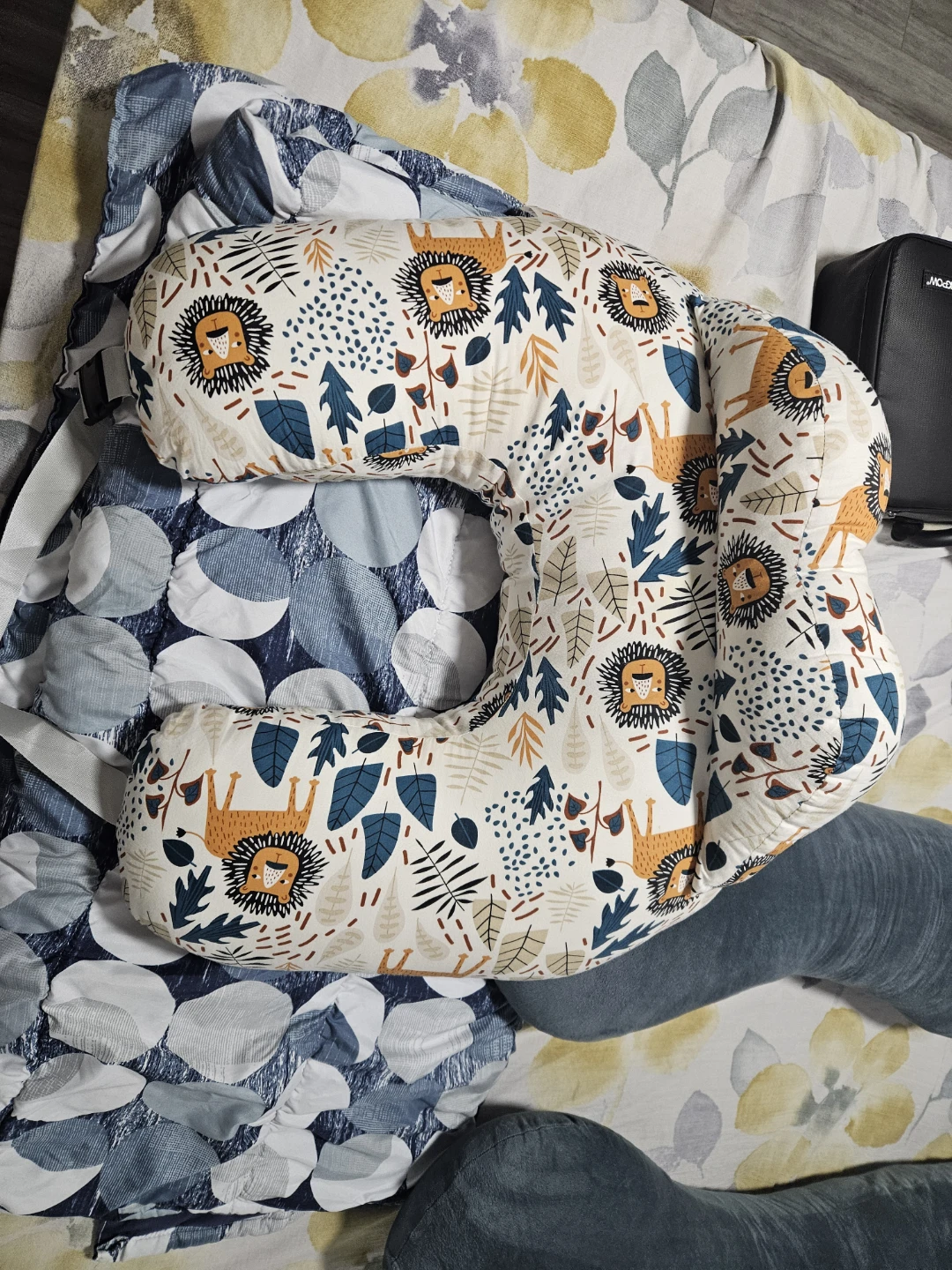 Nursing Pillow with Lion Print