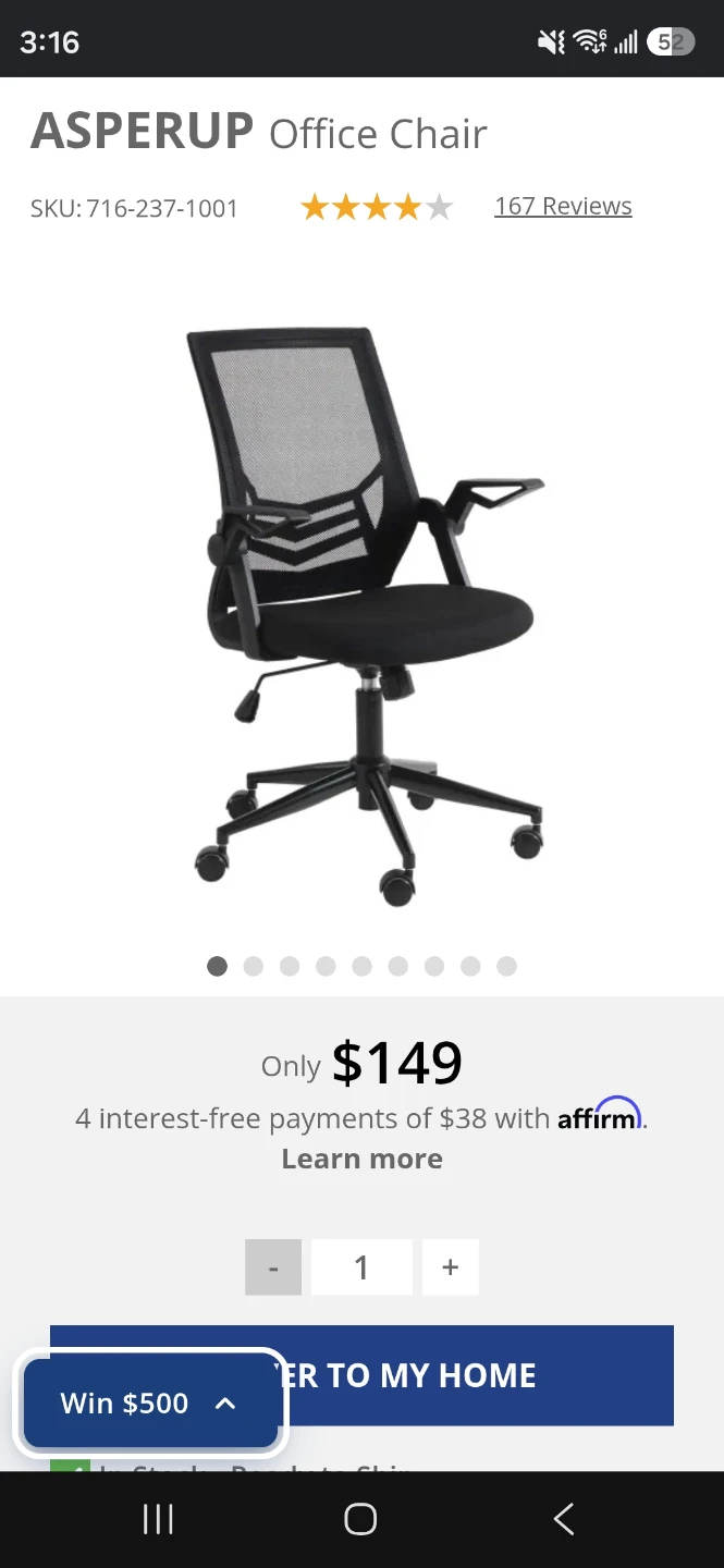 ASPERUP Office Chair used - photo 4