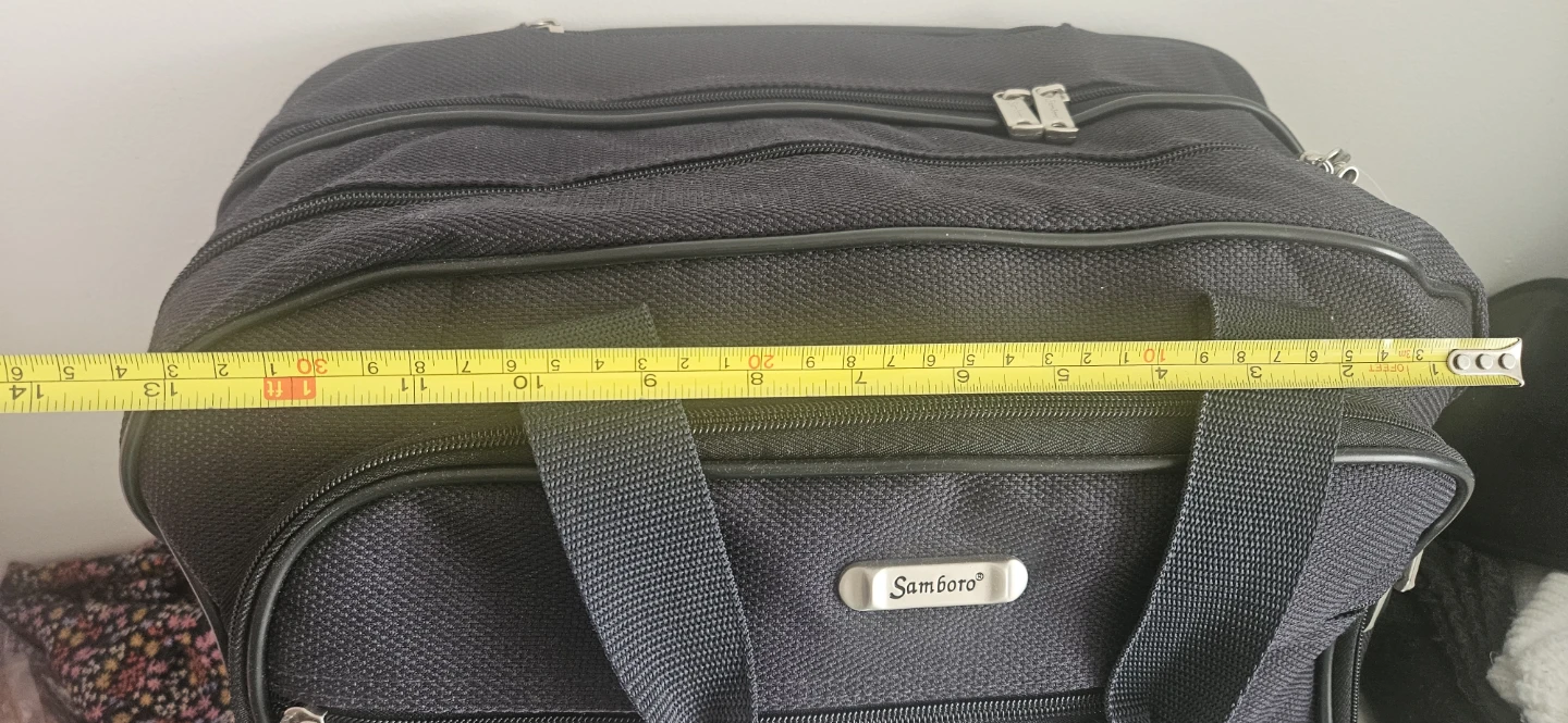 Samboro Black Rolling Laptop Bag - photo 4
