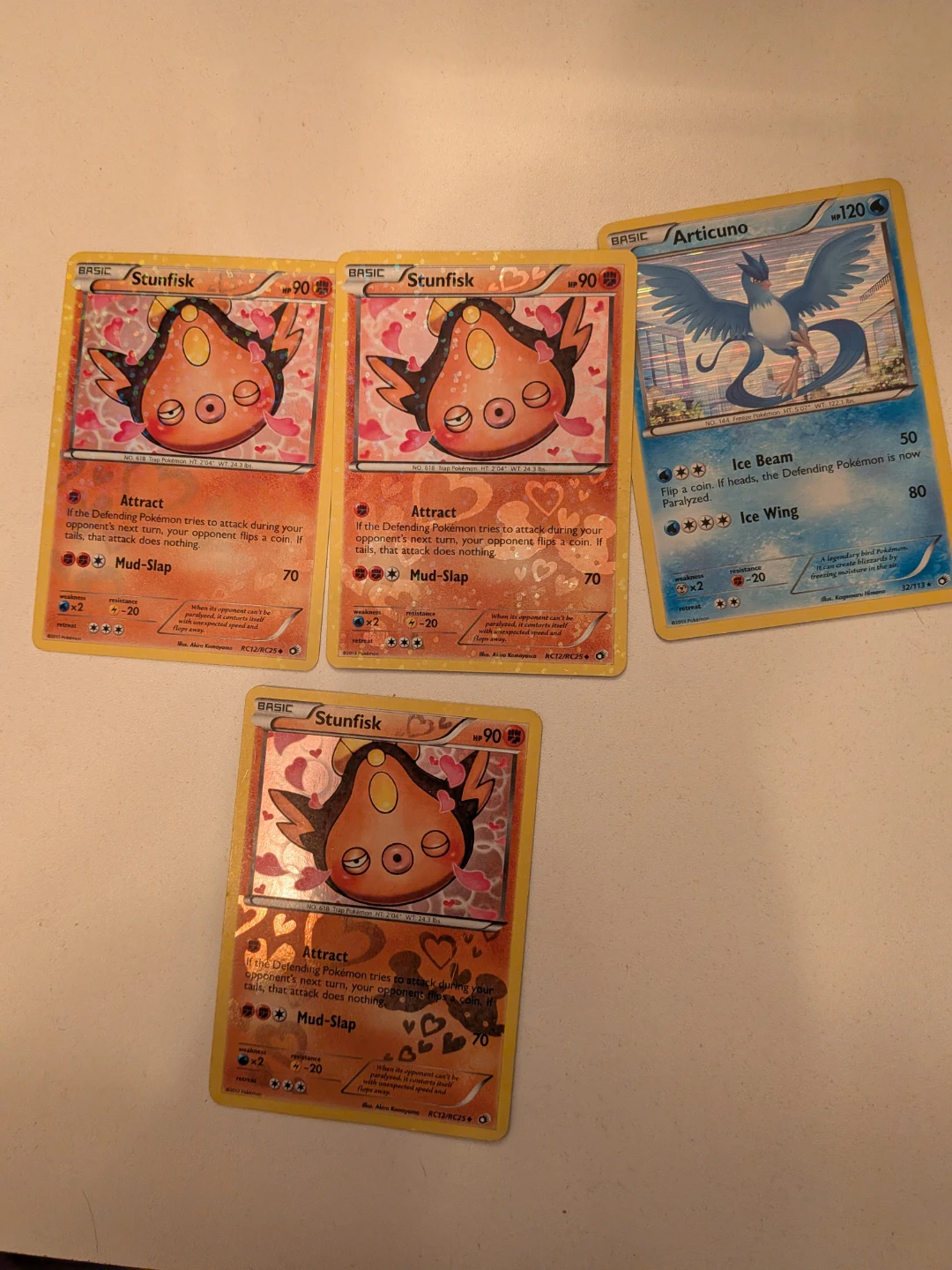 Pokemon Card Bundle: Stunfisk and Articuno - photo 3