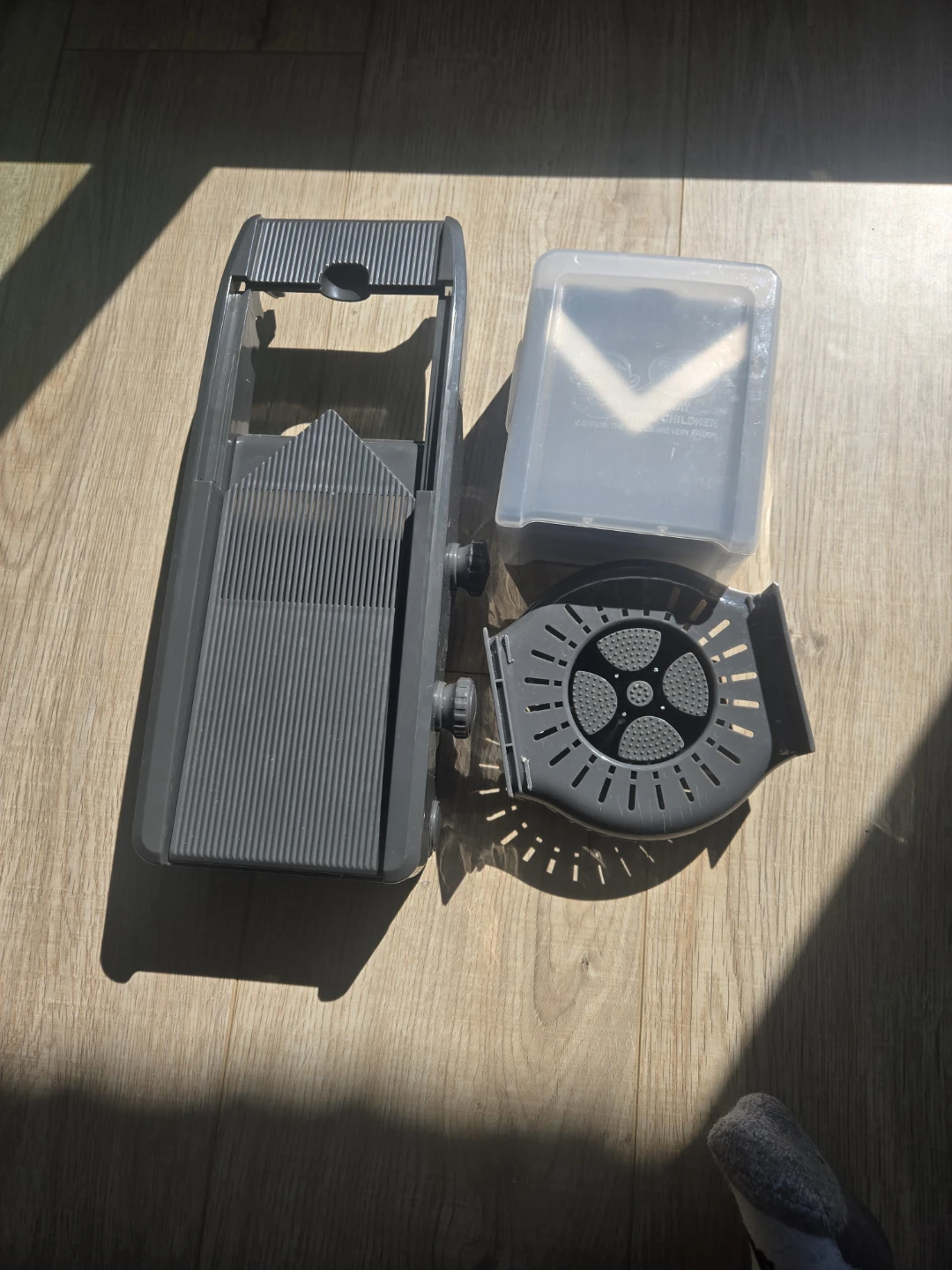 Grey V-Blade Mandoline Slicer - photo 3