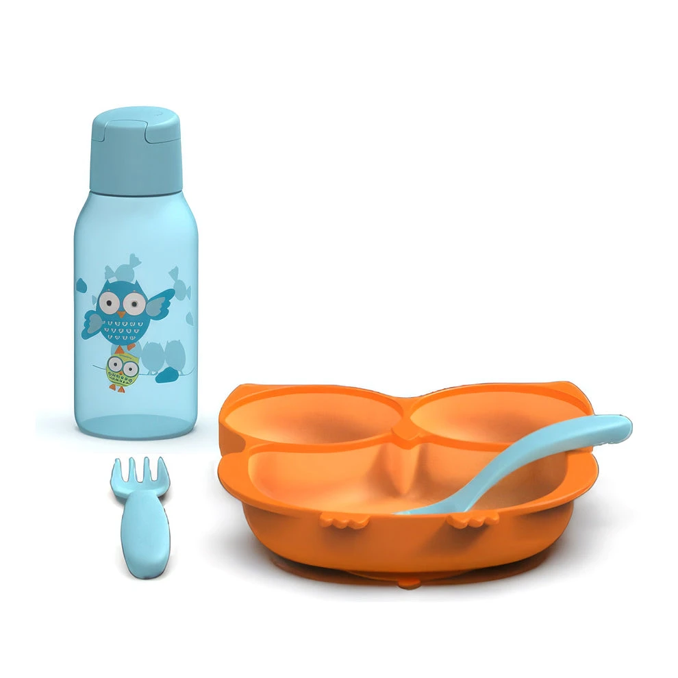 Tupperware® Owl Kids Mealtime Explorer Set – 4 Pieces 🦉🍽️