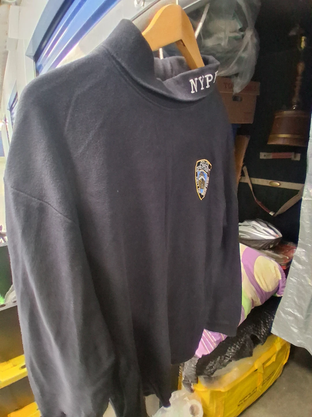 NYPD Mock Neck Sweatshirt Authentic