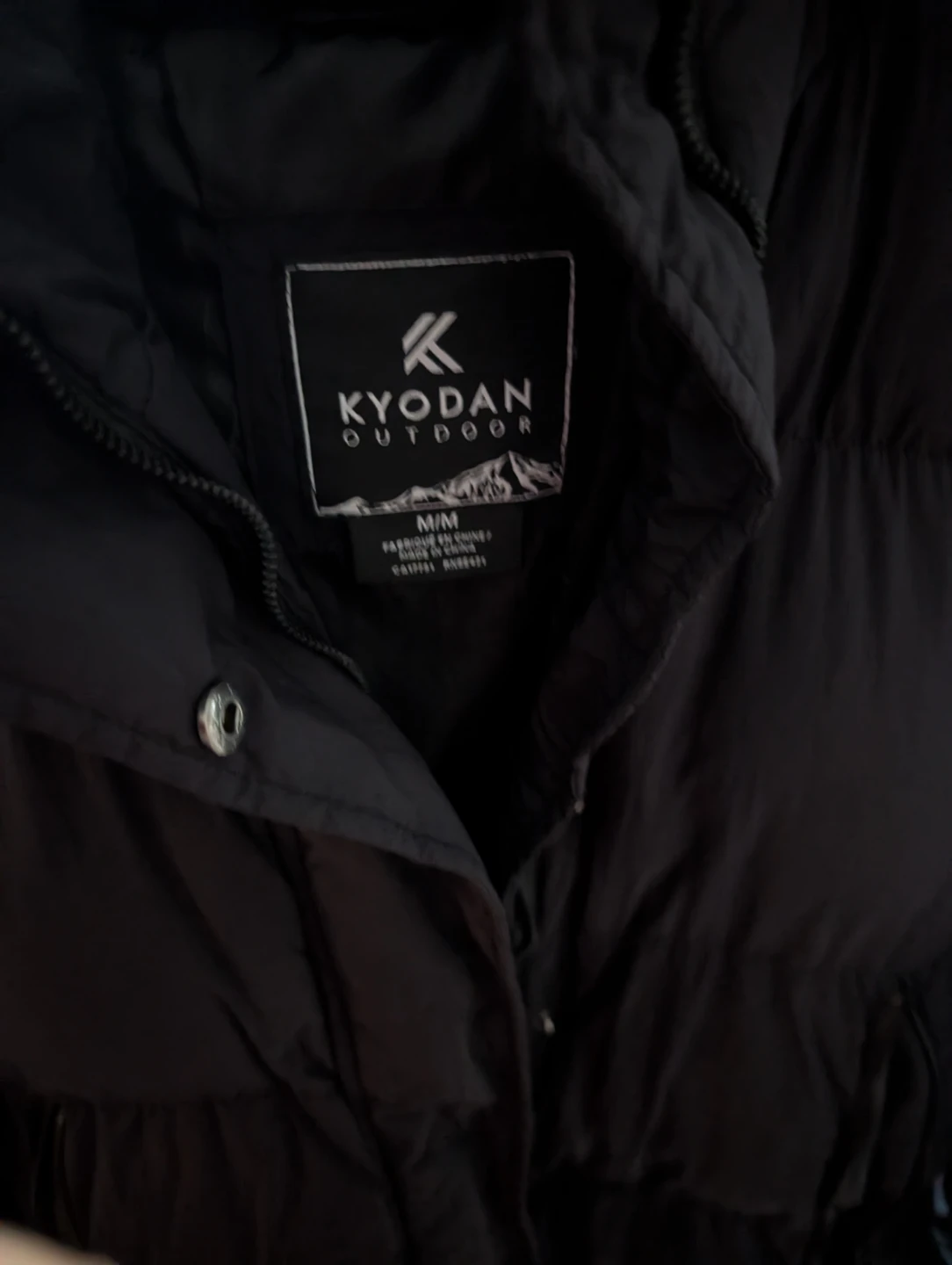 Kyodan Outdoor Black Puffer Jacket - photo 2