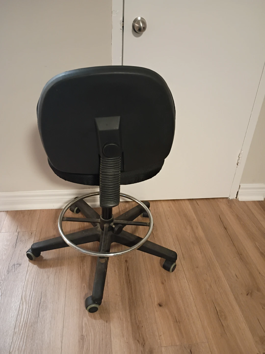 Black Drafting Chair - photo 3