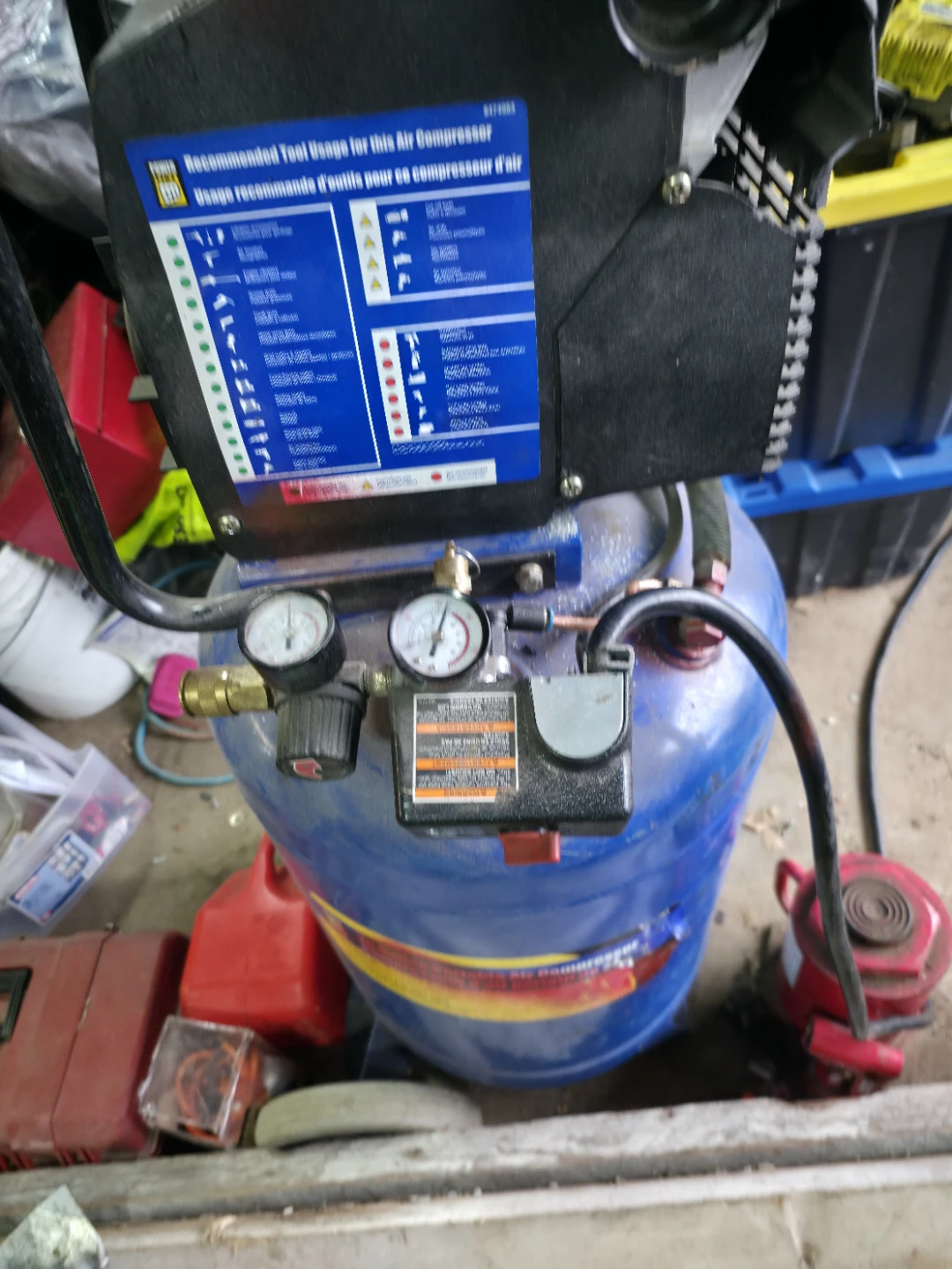 Powerfist Vertical Air Compressor