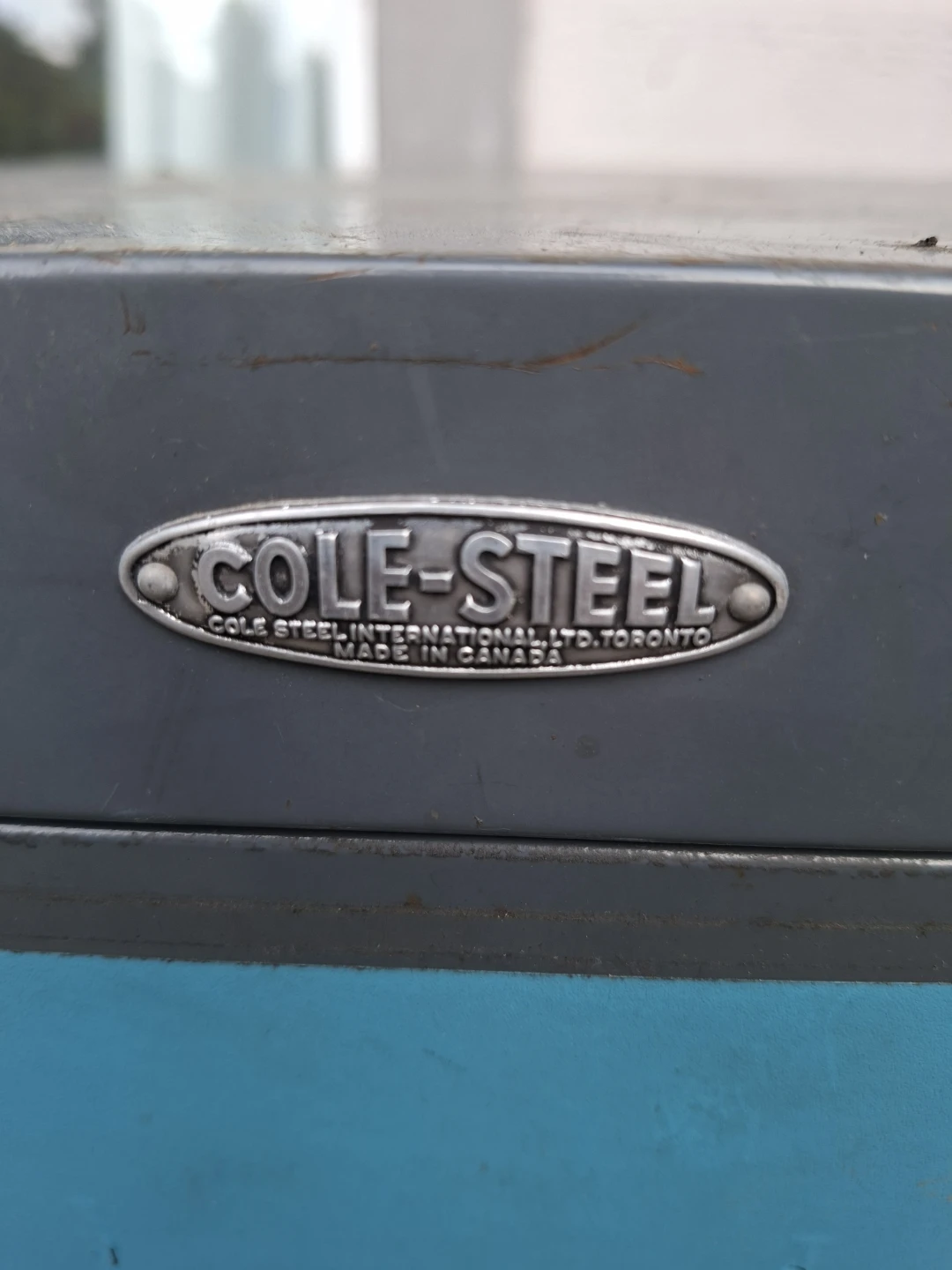 Vintage Cole-Steel 4-Drawer Filing Cabinet