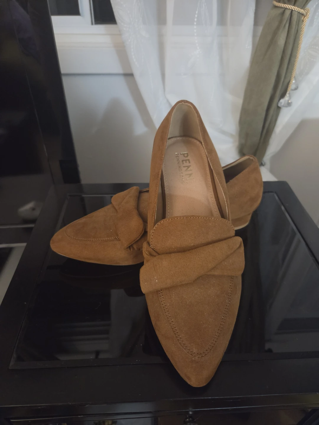 PENN by Penningtons Cognac Brown Suede Loafers - photo 5