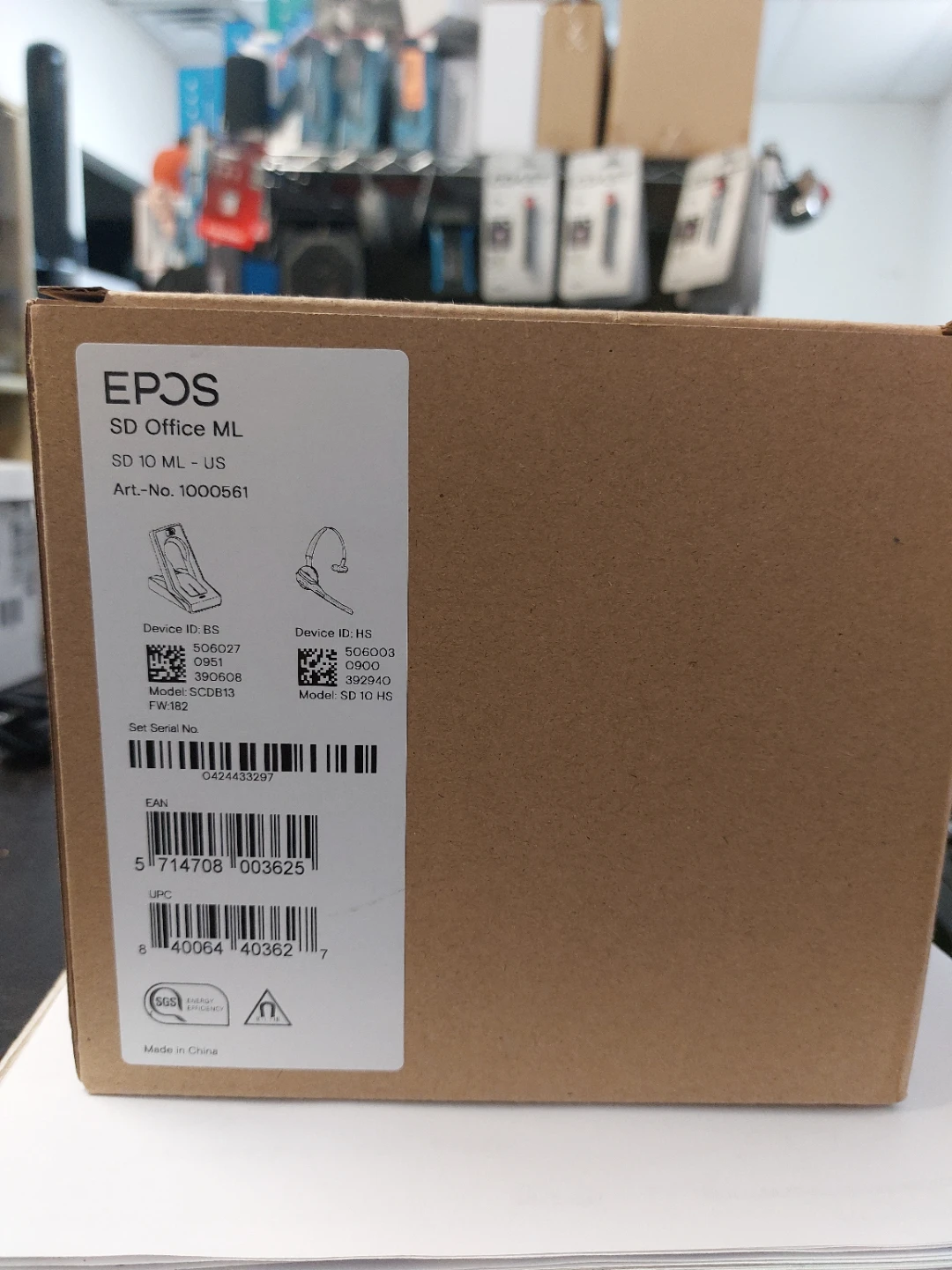 EPOS SD Office ML Wireless Headset System - photo 5