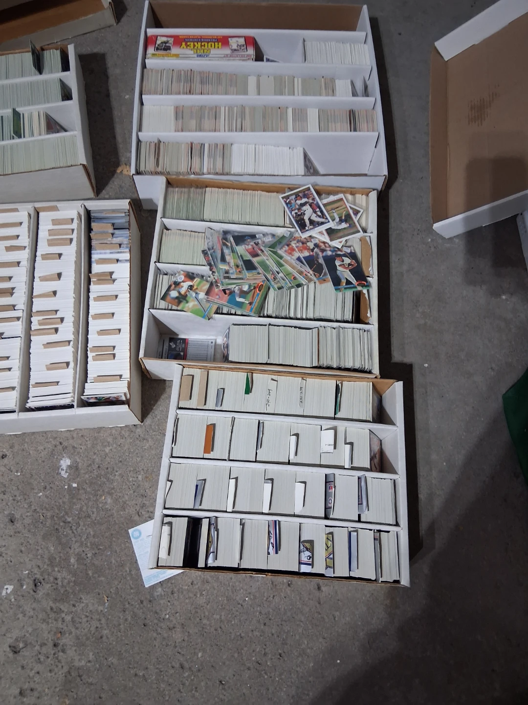 Sports Cards collection garage clear out