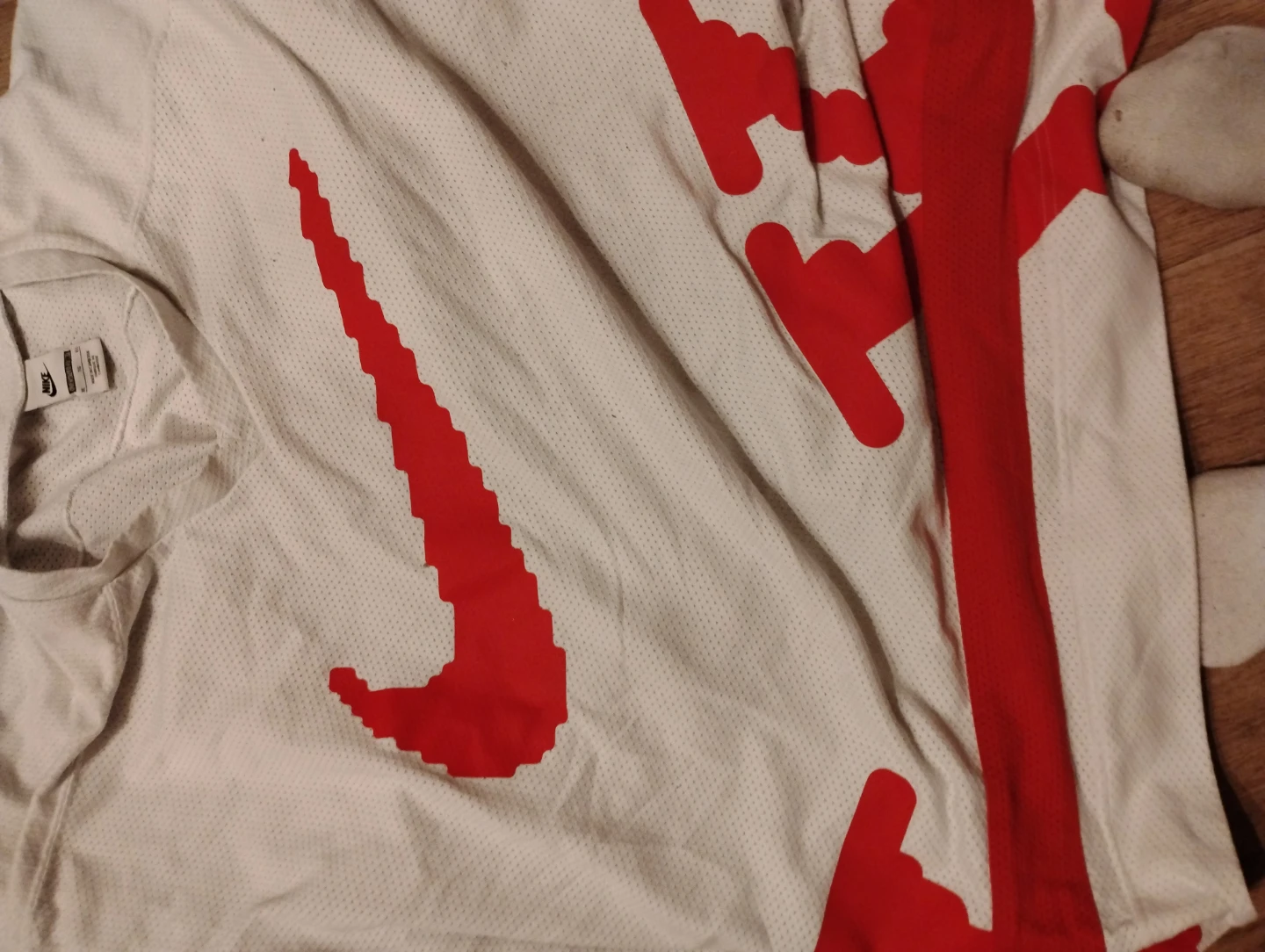 Nike Oversized Fit White and Red hockey - photo 3