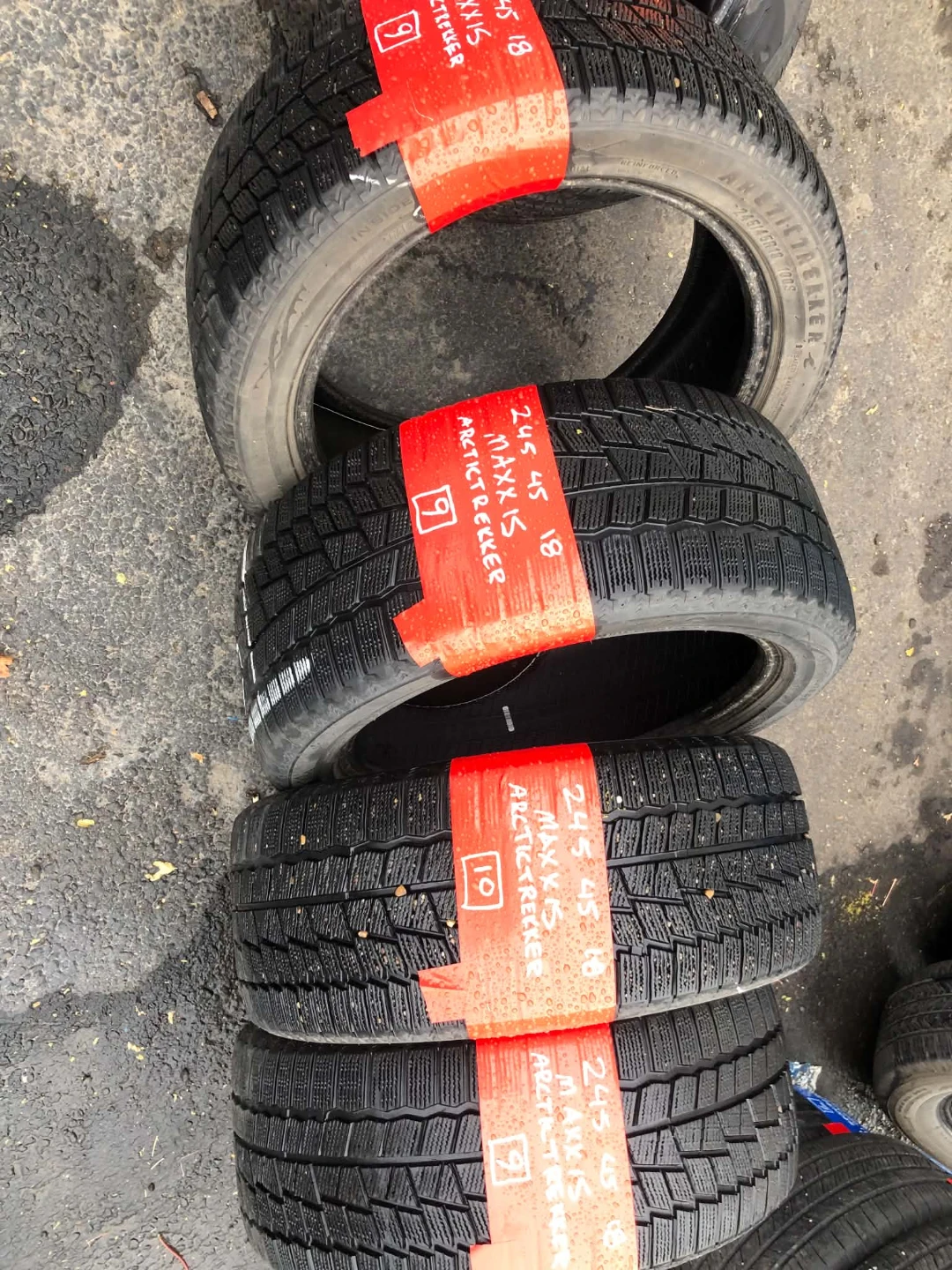 Set of 4 Maxxis Arctictrekker Tires 245/45R18