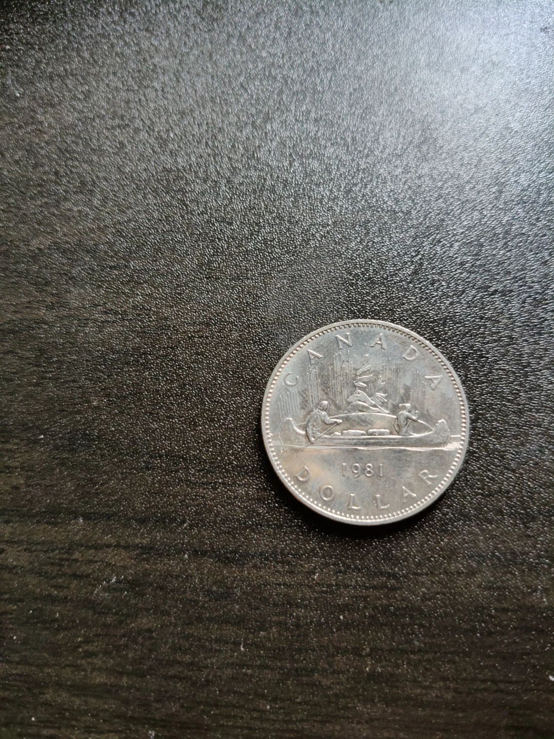 1981 Canadian Voyageur Silver Dollar