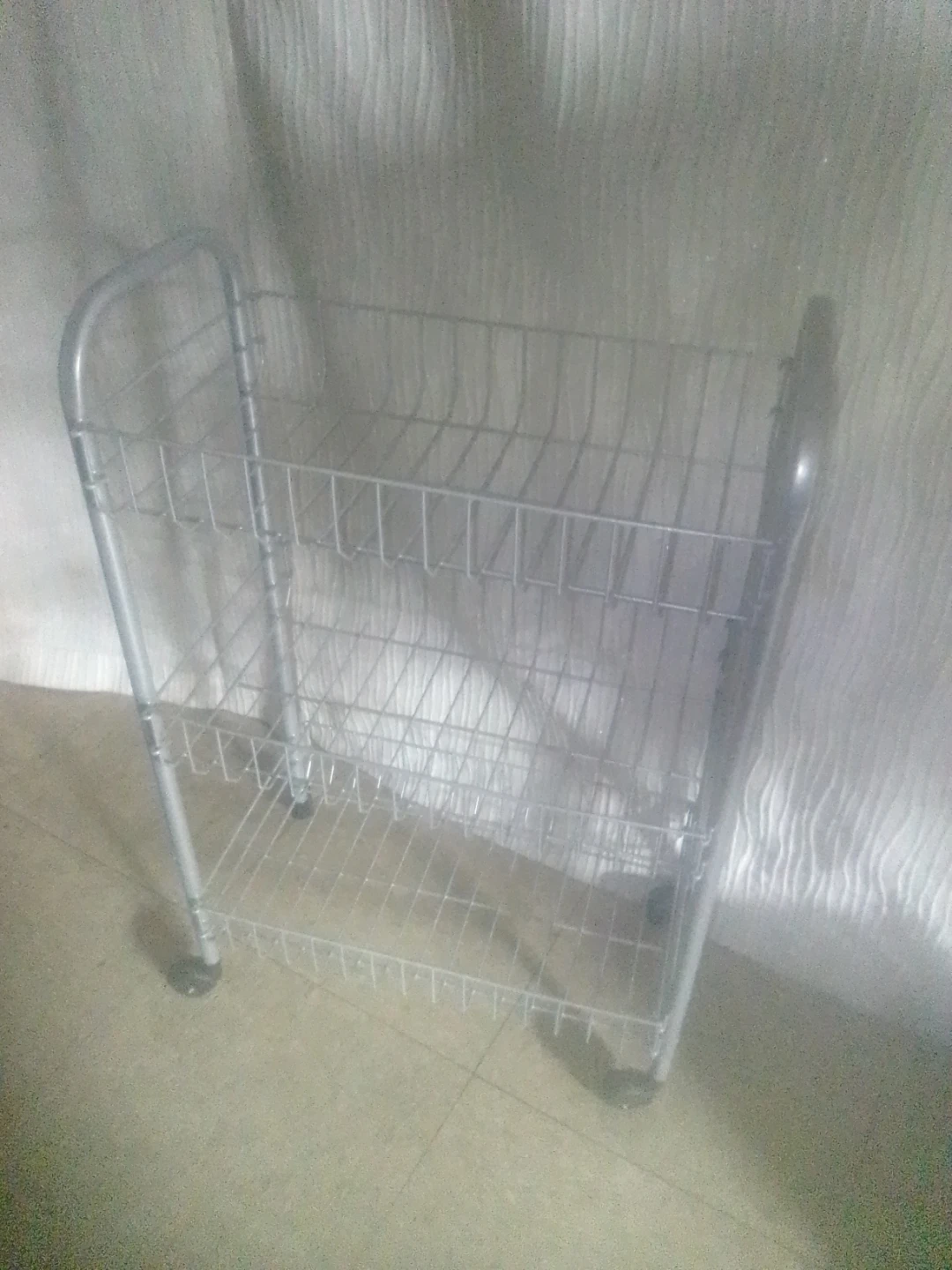 3-Tier Metal Rolling Storage Cart - photo 2