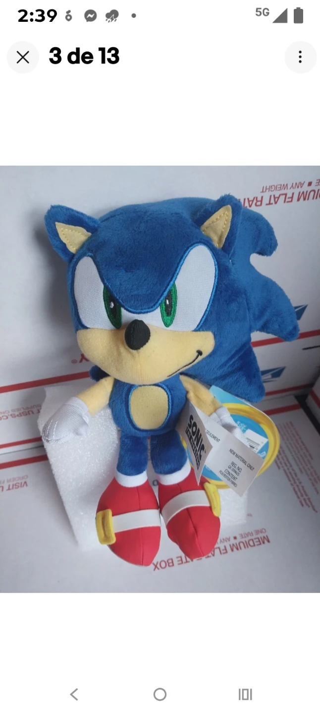 Peluche clásico Sonic - photo 4