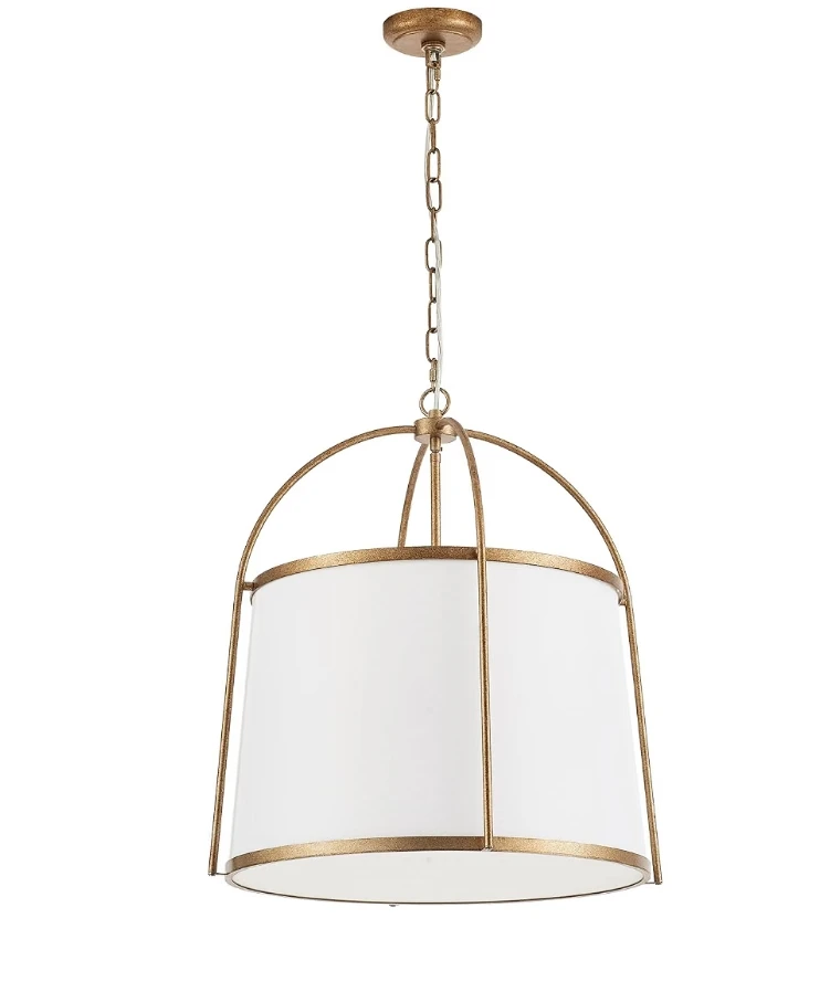 Rustic Modern Gold Pendant Light Fixture