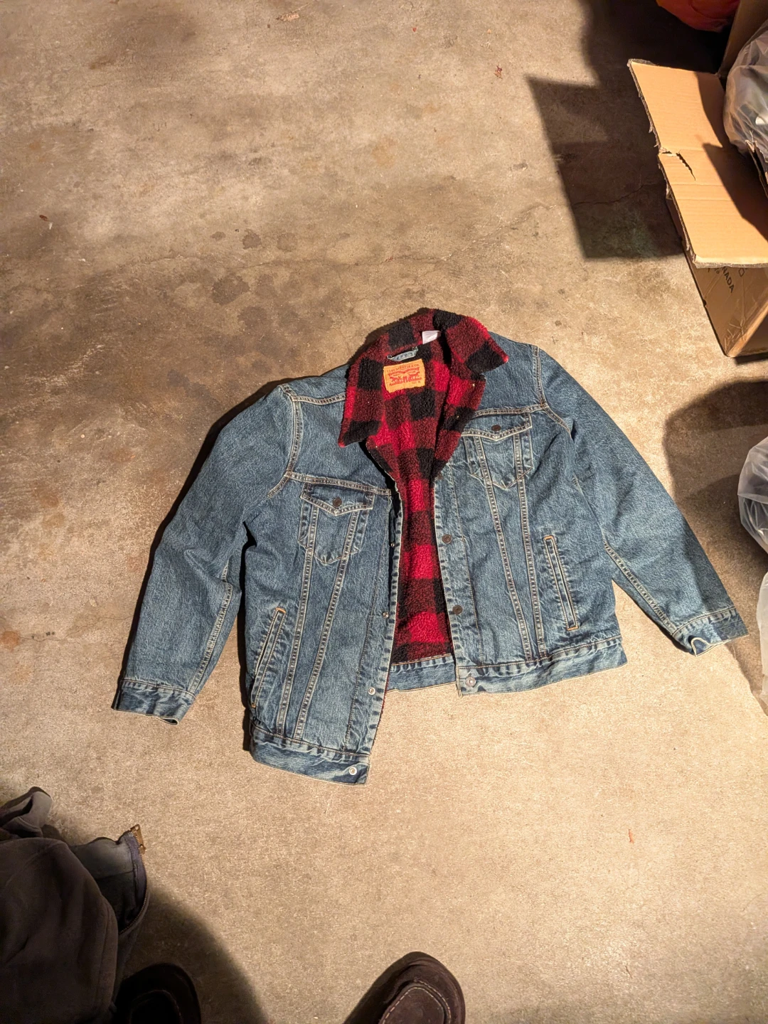 Levi's Sherpa Lined Denim Jacket XL