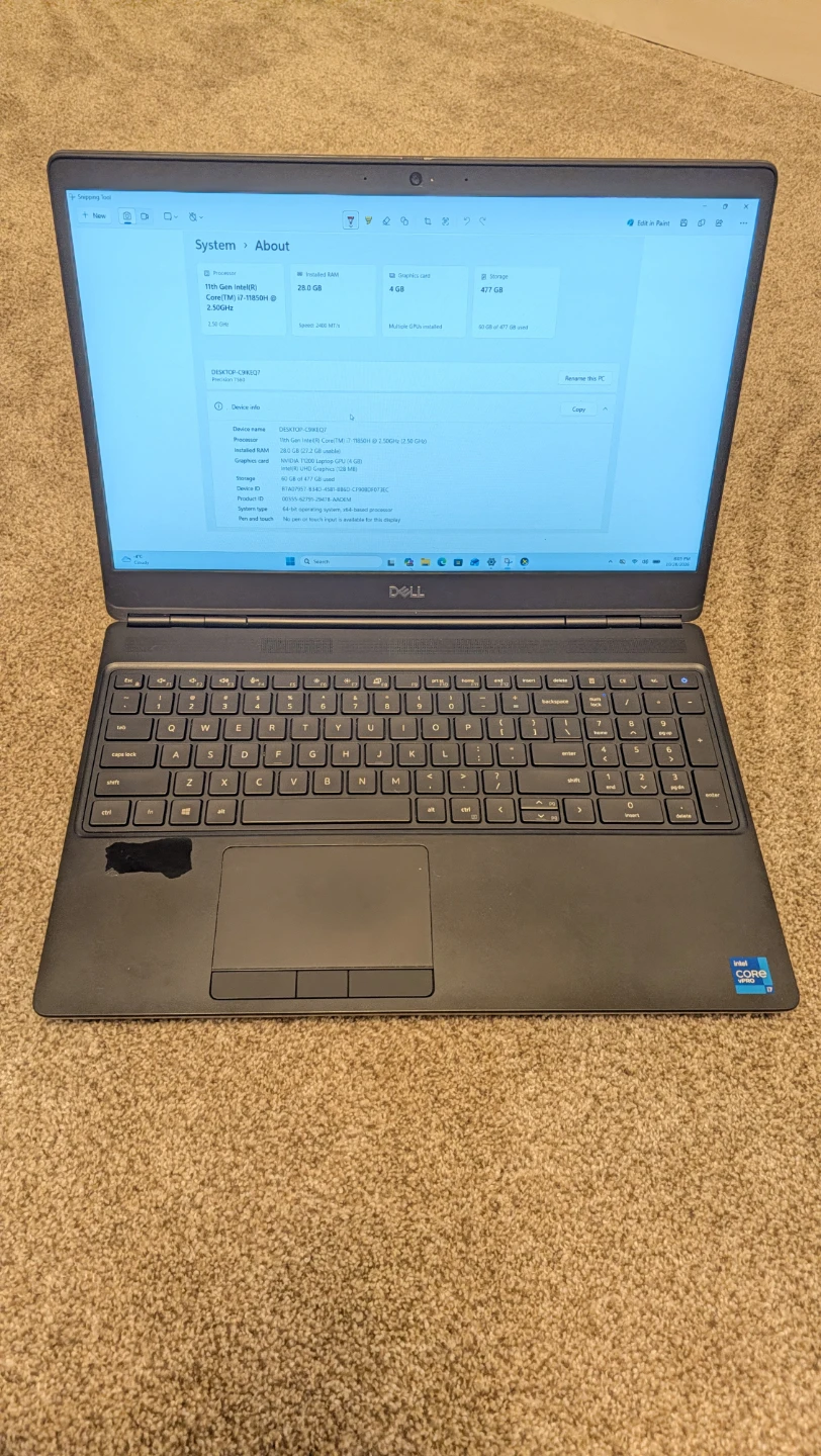 Dell Precision 7560 Laptop