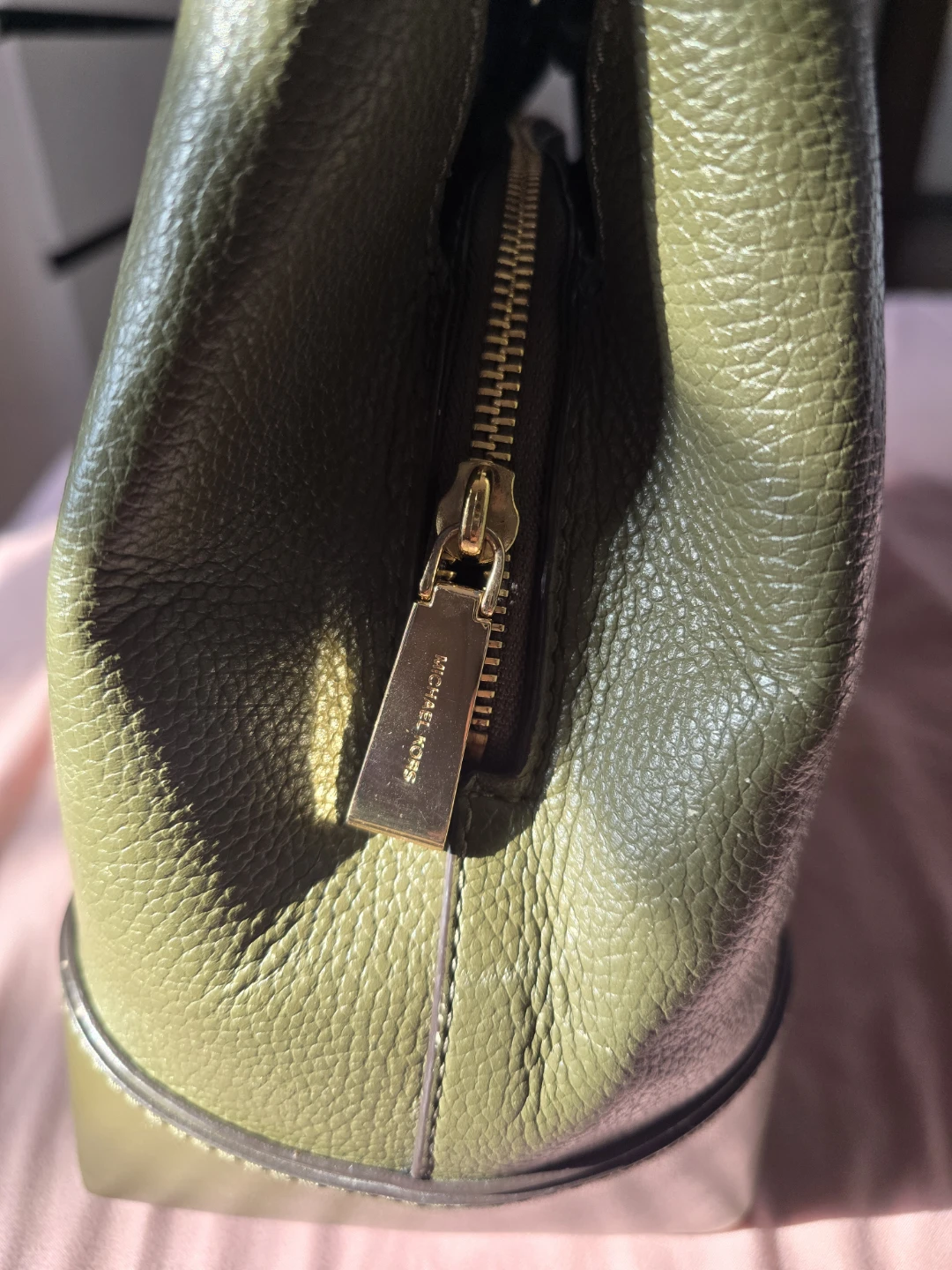 Michael Kors Olive Green Tote Bag