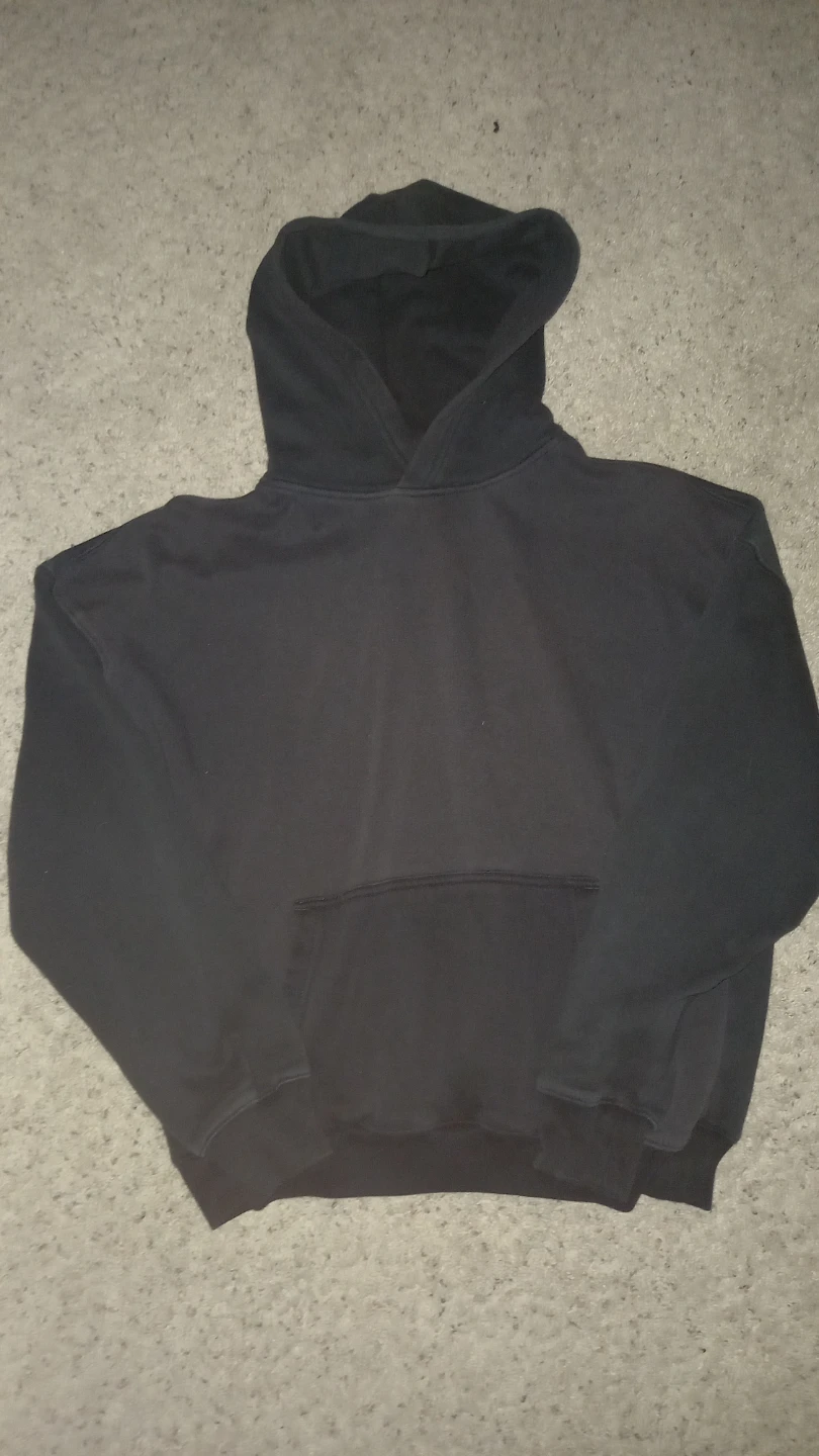 Hoilster plain black hoodie
