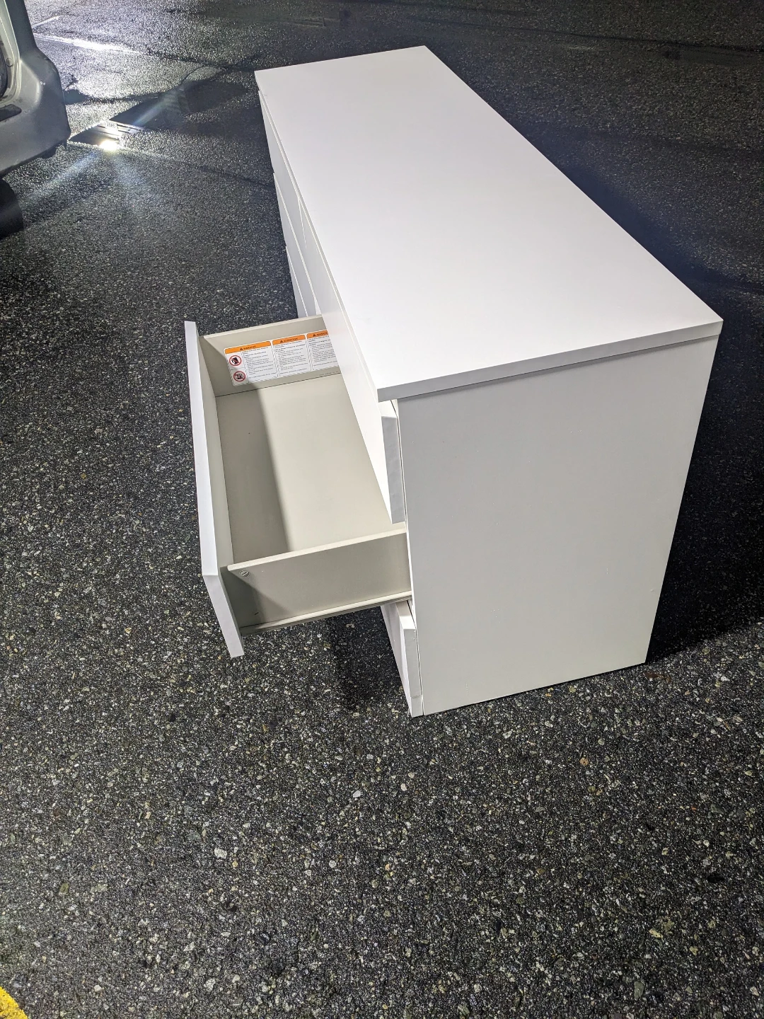 IKEA Malm 6-Drawer Dresser White - photo 3