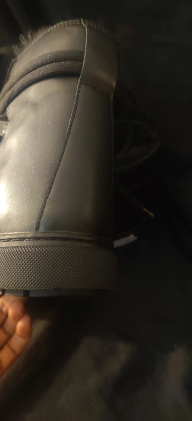 Black Lace-Up Winter Boots - photo 4